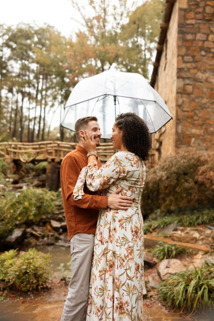 Romantic Proposal at Old Mill in Arkansas