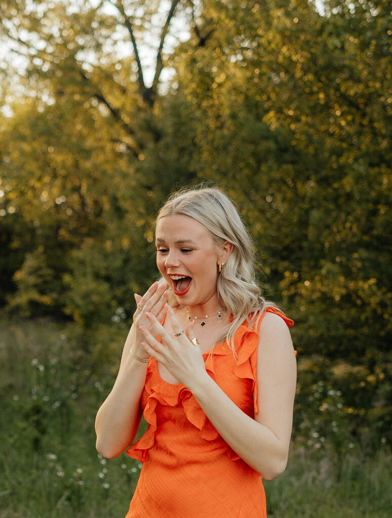 proposal pictures golden hour