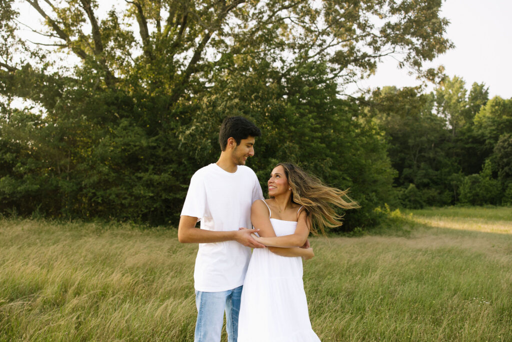 conway arkansas spring couples photoshoot