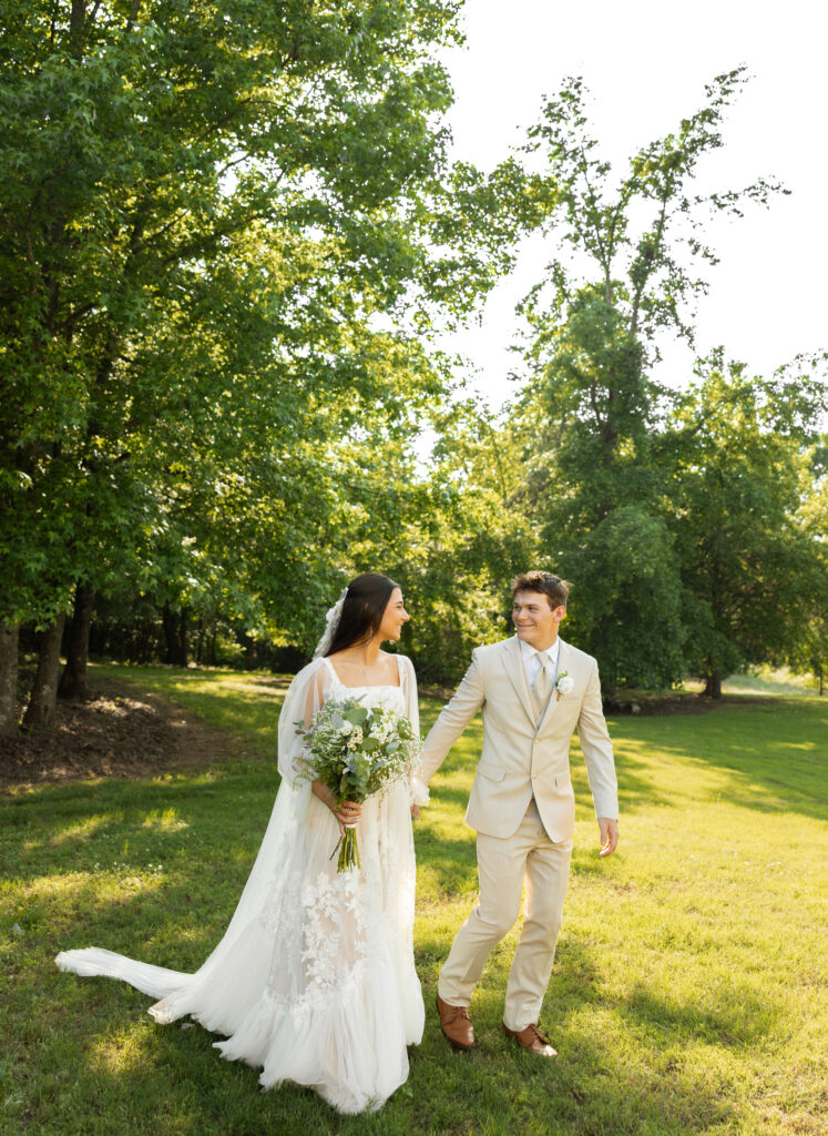 documentary style wedding photos with bride and groom