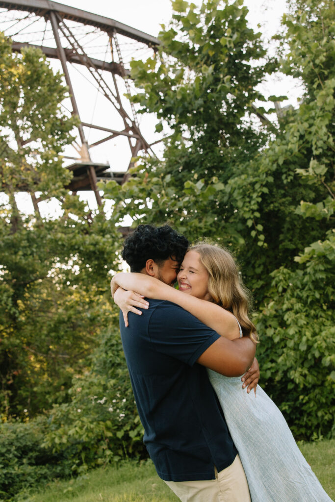 Clinton Presidential Library couples photoshoot