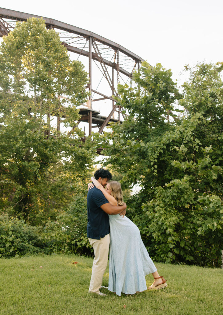 Clinton Presidential Library couples photoshoot