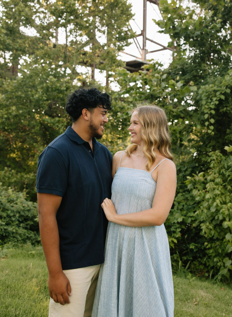 Clinton Presidential Library couples photoshoot