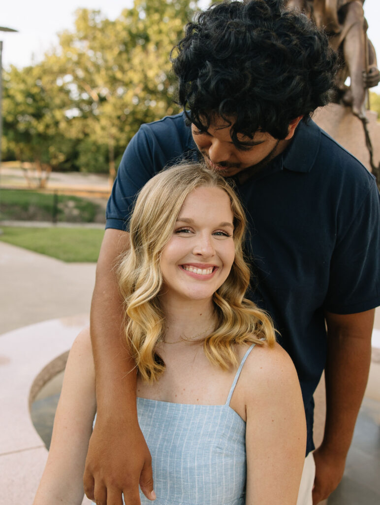 romantic couples photography in arkansas outdoors