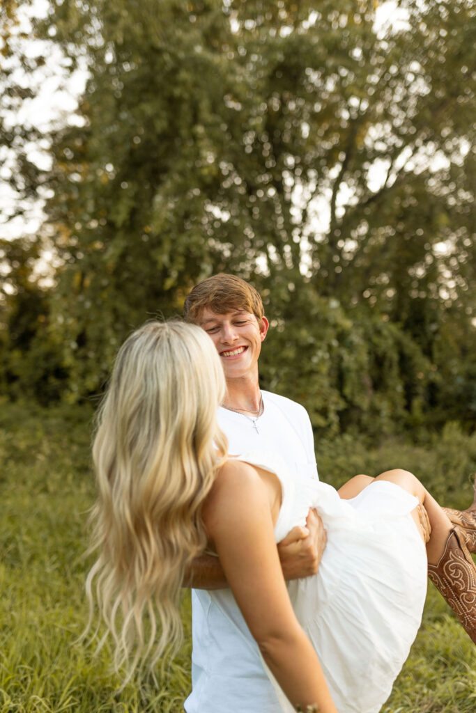 blurry candid engagement photos in arkansas