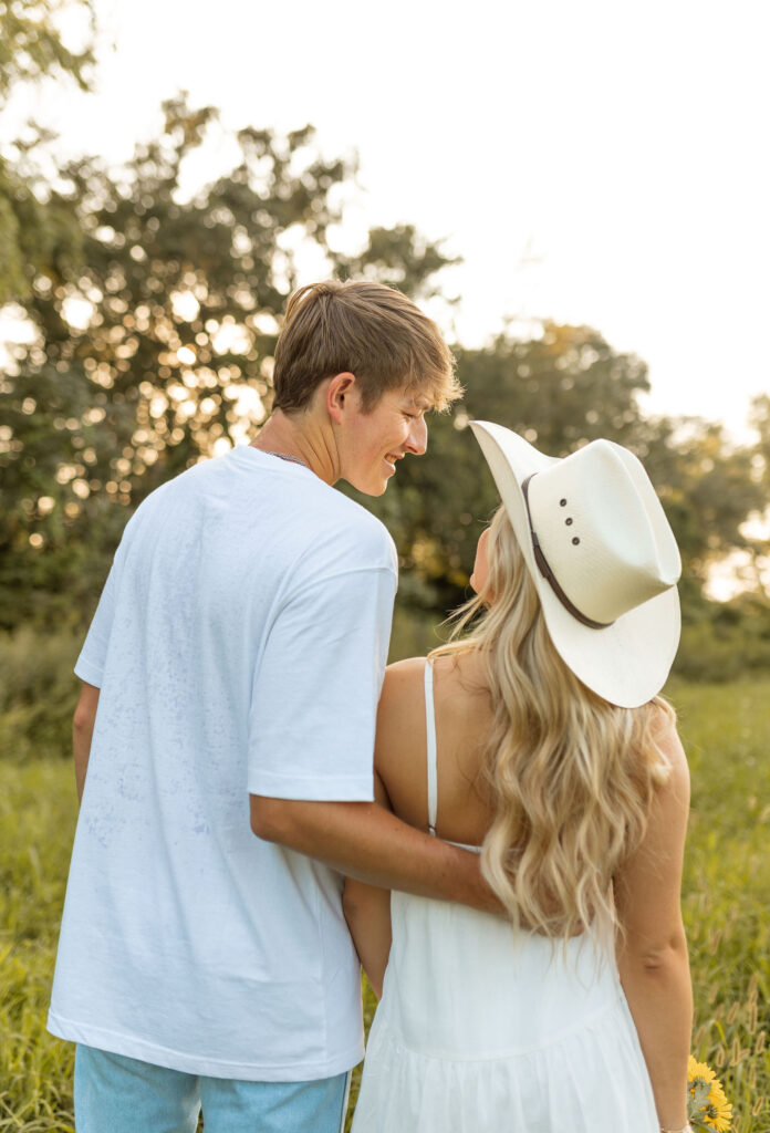 blurry candid engagement photos in arkansas