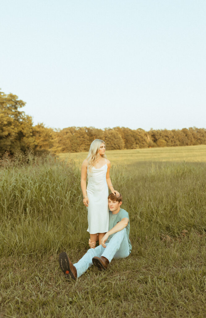 two-year anniversary couples photoshoot in arkansas