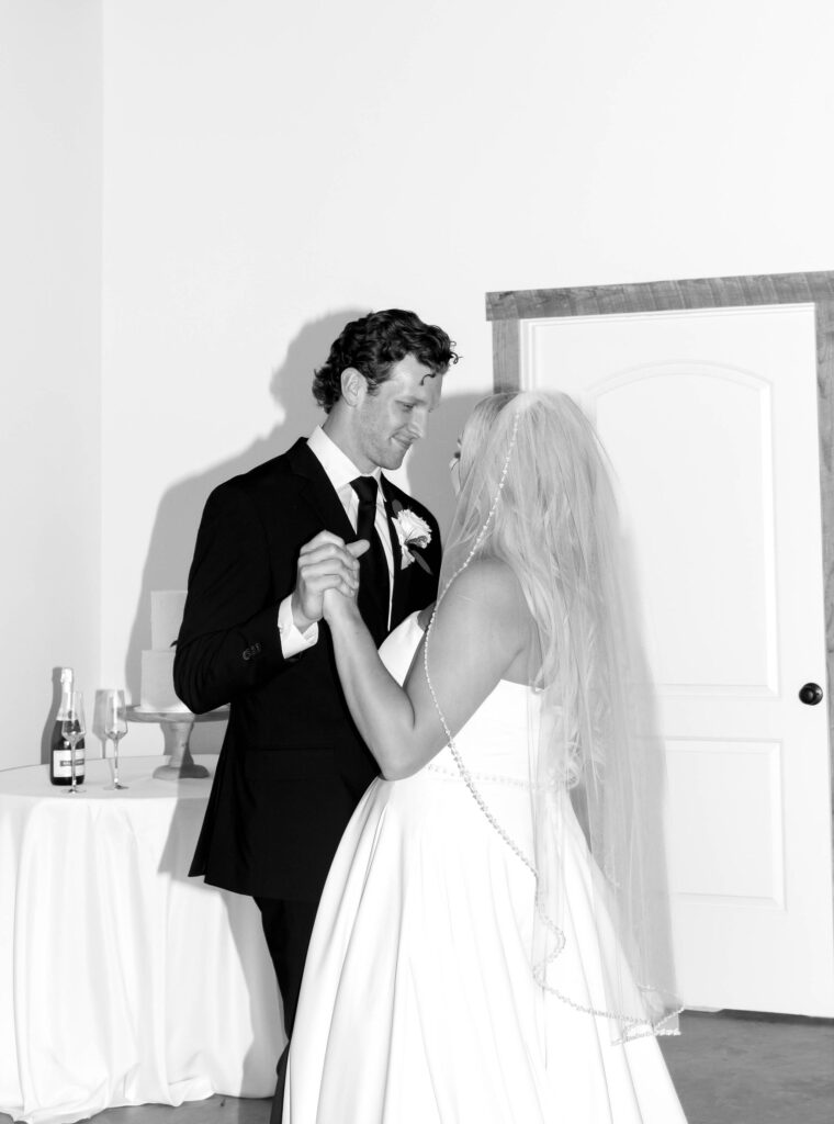 vintage wedding reception photos with bride and groom