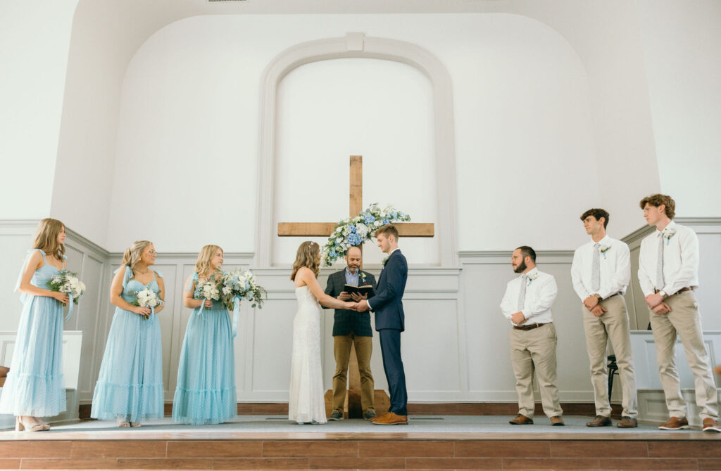 Film Inspired Berry Chapel Wedding at OBU