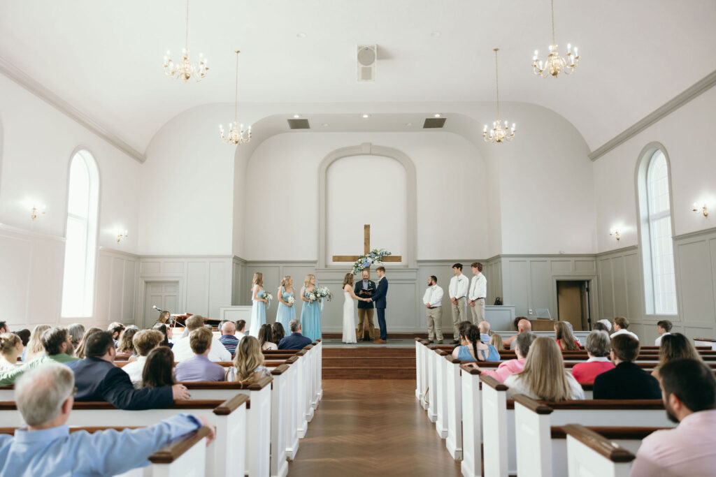 christ centered wedding at OBU in arkansas