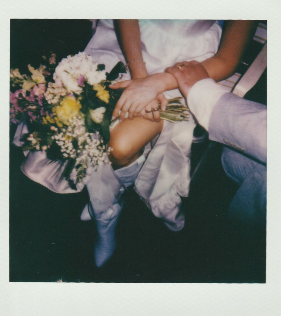 vintage arkansas wedding polaroids