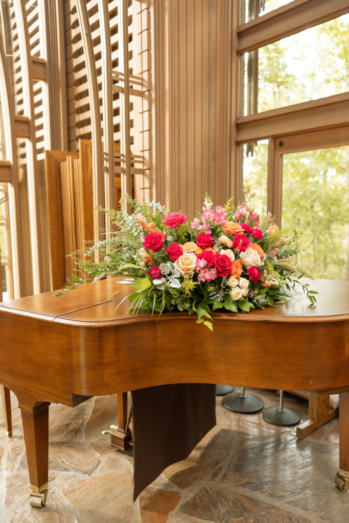 mildred b. cooper memorial chapel wedding ceremony photos