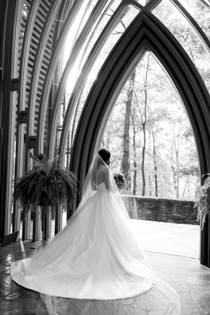 mildred b. cooper memorial chapel wedding ceremony photos