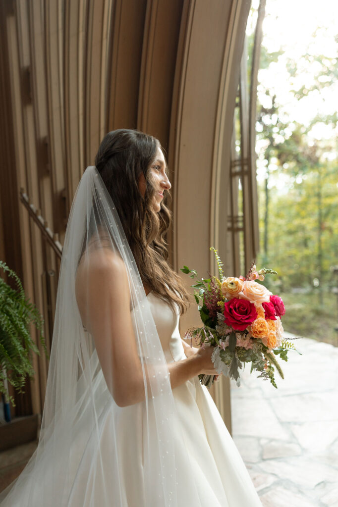 mildred b. cooper memorial chapel wedding ceremony photos